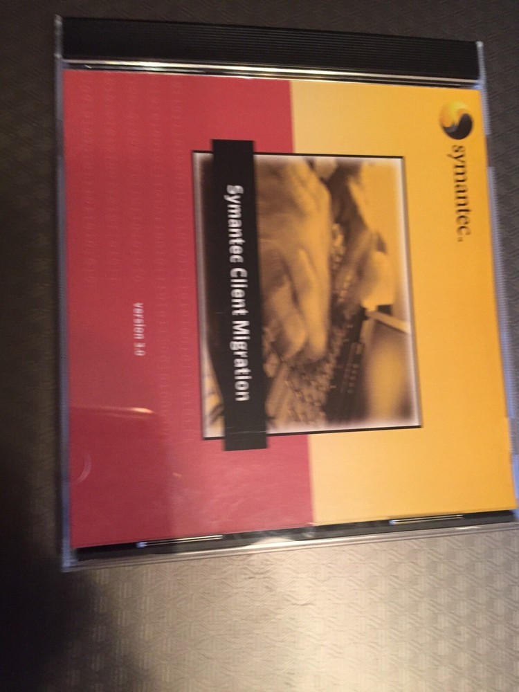 Symantec Client Migration Software, Version 3.0, 2004, PN 10228462
