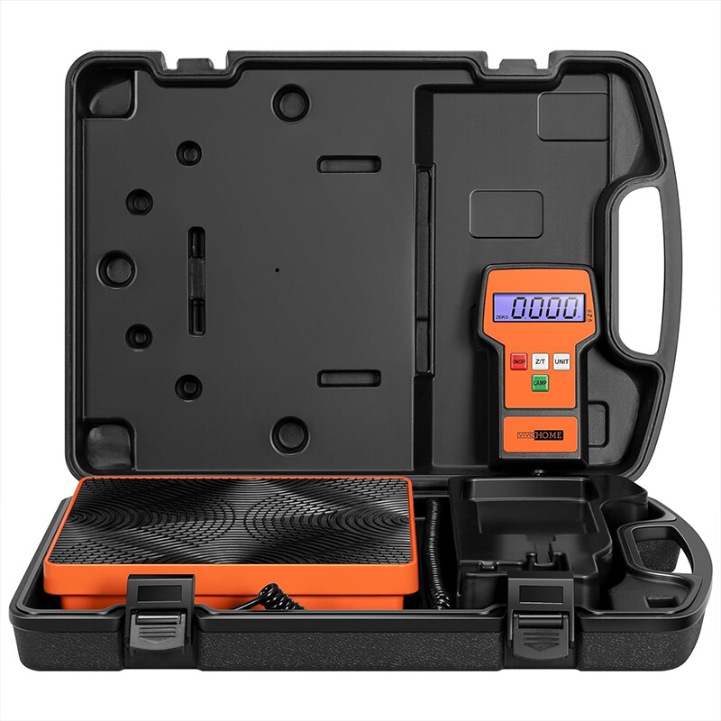 Refrigerant Charging Scale 220lb Digital HVAC AC Freon Weight LCD with Case