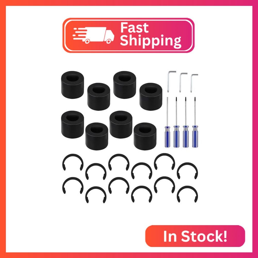 8pcs Rubber Roller Resolution for Cricut Maker and 12pcs Rubber Roller Replaceme