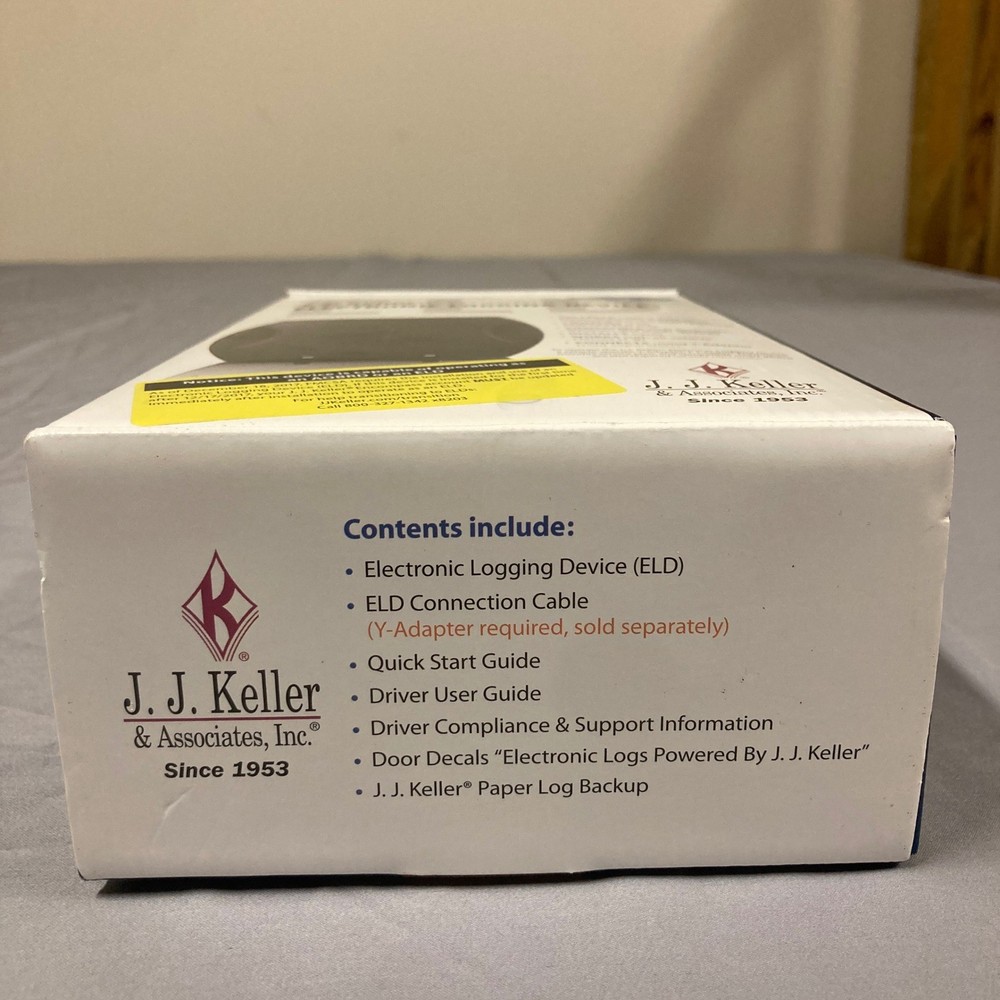 J. J. Keller ELD Electronic Logging Device FMCSA Registered 51078 Android iOS