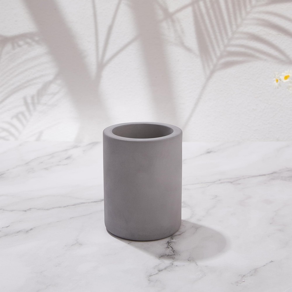 Drying Stone Toothbrush Holder, Diatomite Holders for Dark Grey