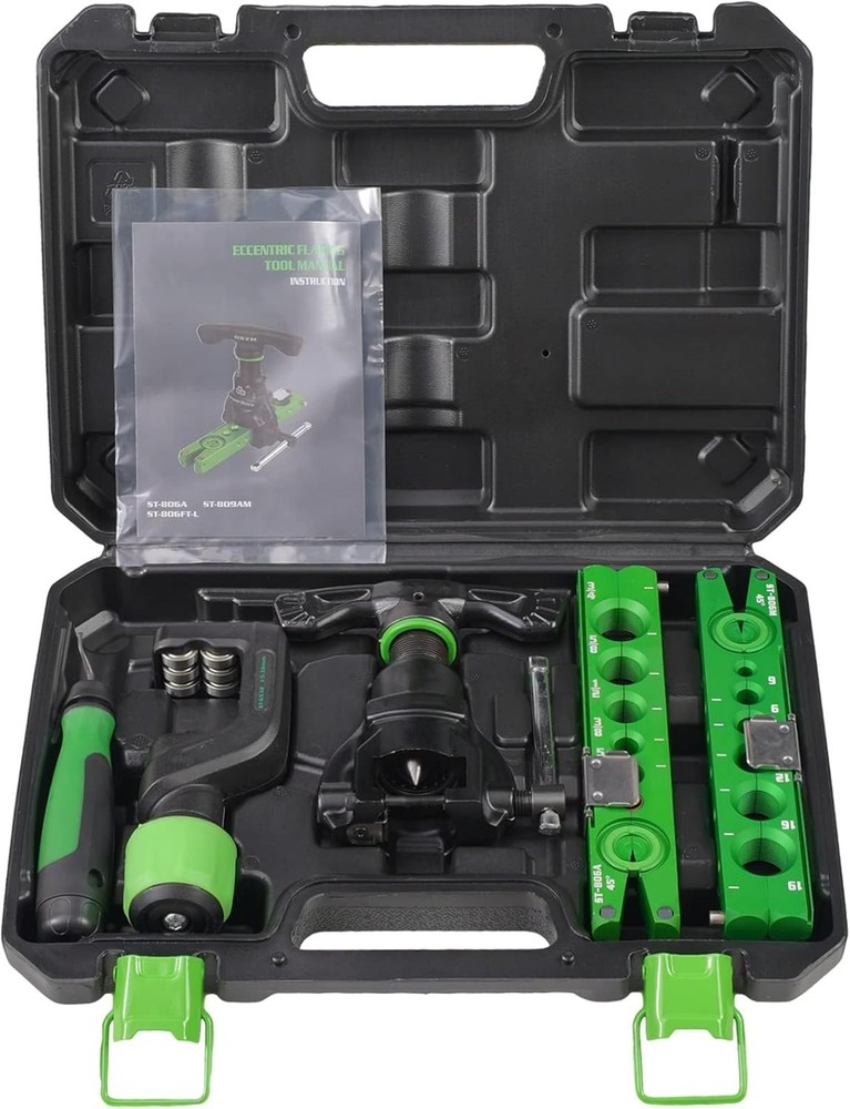 HVAC Flaring Tool Kit with 45-Degree Eccentric Tool and Pipe Cutter Set