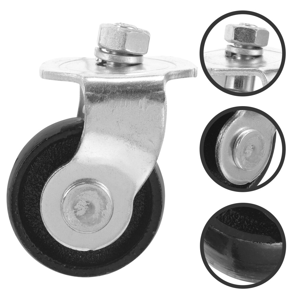 Steel Garage Floor Jack Caster Wheels 2 Ton Replacement Horizontal Casters