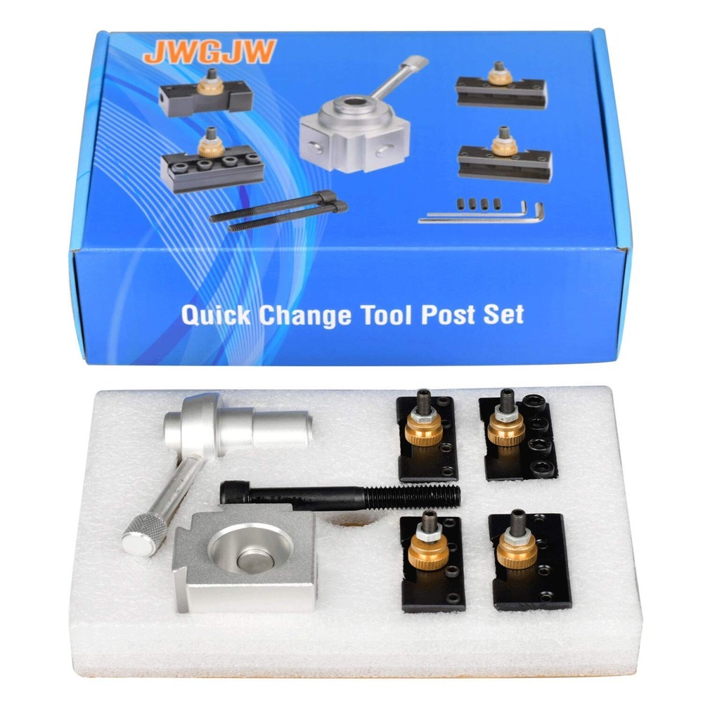 JWGJW 120034 Tooling Package Mini Lathe Quick Change Tool Post & Holders Multifi
