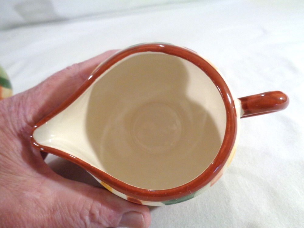 Vernonware Homespun Cream and Open Sugar EUC