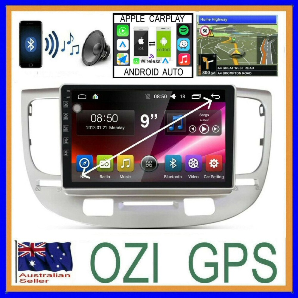 KIA RIO 2010-2011 JB  GPS WIRELESS CARPLAY ANDROID AUTO ODB DAB TPMS DVR CAMERA