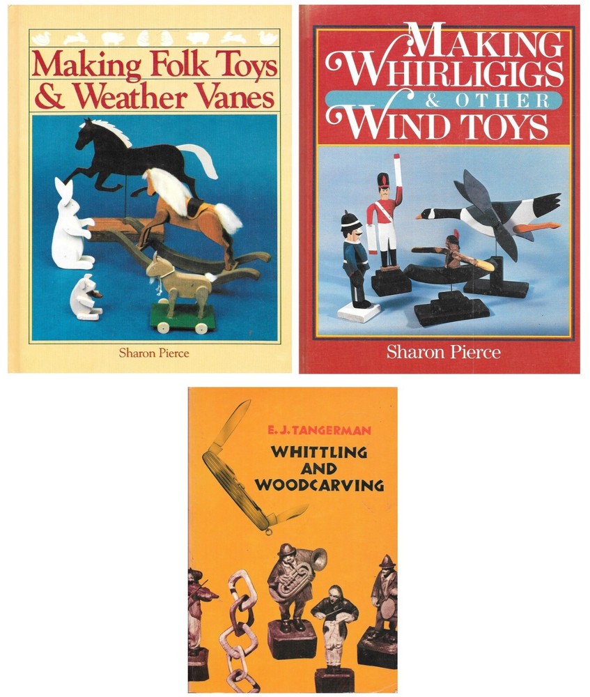3 WOOD CRAFT BOOKS