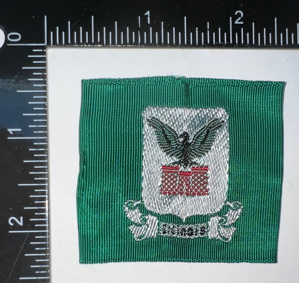 Cold War US Army 485th Engineer Bn German Made DI Leadership Loop Patch