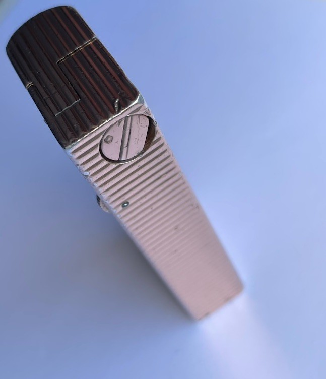 Dunhill Solid Silver ‘GILT FINISH’ Aldunil (LARGE) Lighter - Fully Overhauled