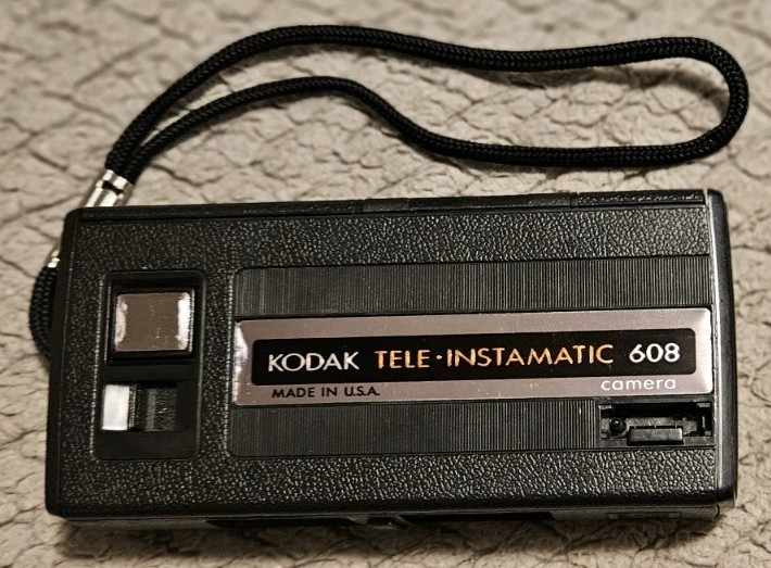 Kodak Tele-Instamatic 608 Camera Tested Working