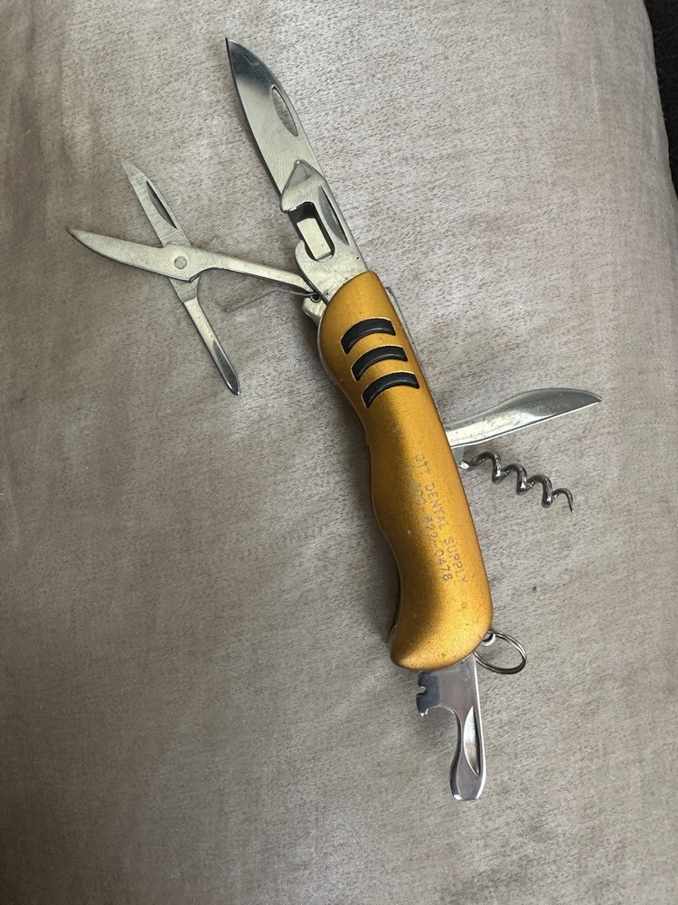 7 in 1 Multi-function Engraved “OTT DENTAL SUPPLY” Folding Tool High Quality