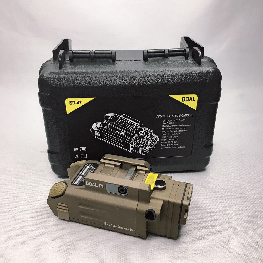 DBAL-PL IR Illuminator & IR Laser LED White Light Red Laser Tactical Light