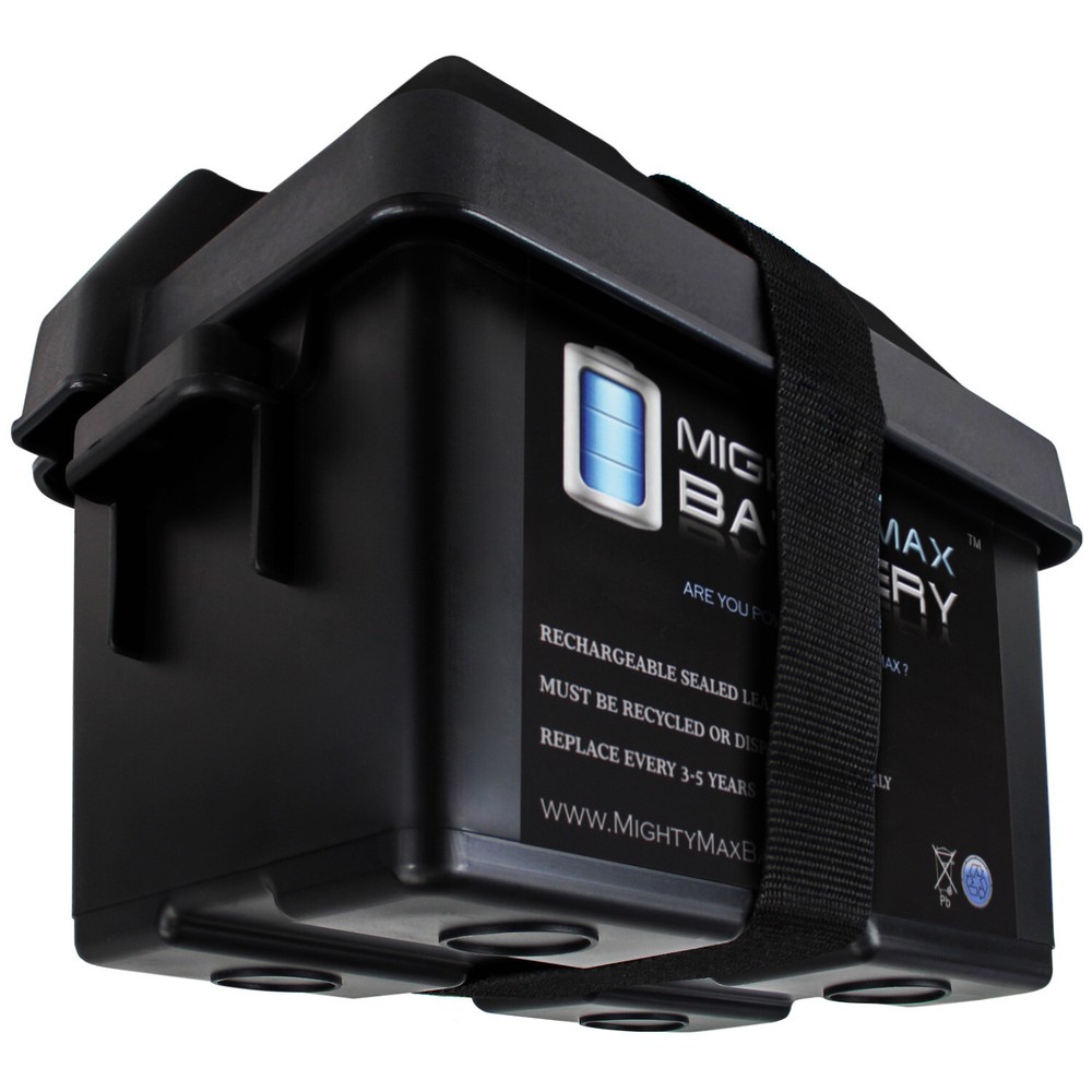 Mighty Max Group U1 Battery Box for Marine, Scooter, Solar Deep Cycle