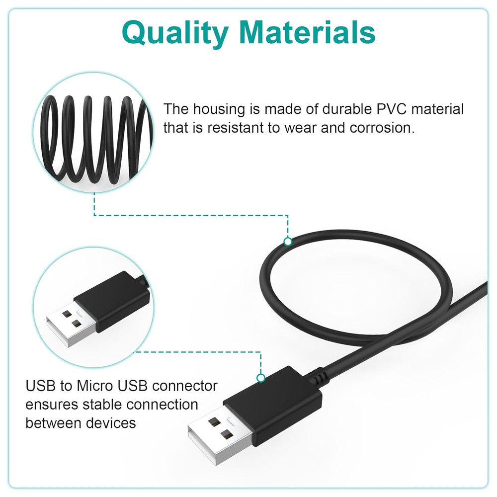 Wacom Micro USB Cable Compatible with Wacom-Intuos CTL480 CTL490 CTL690 CTH480 C