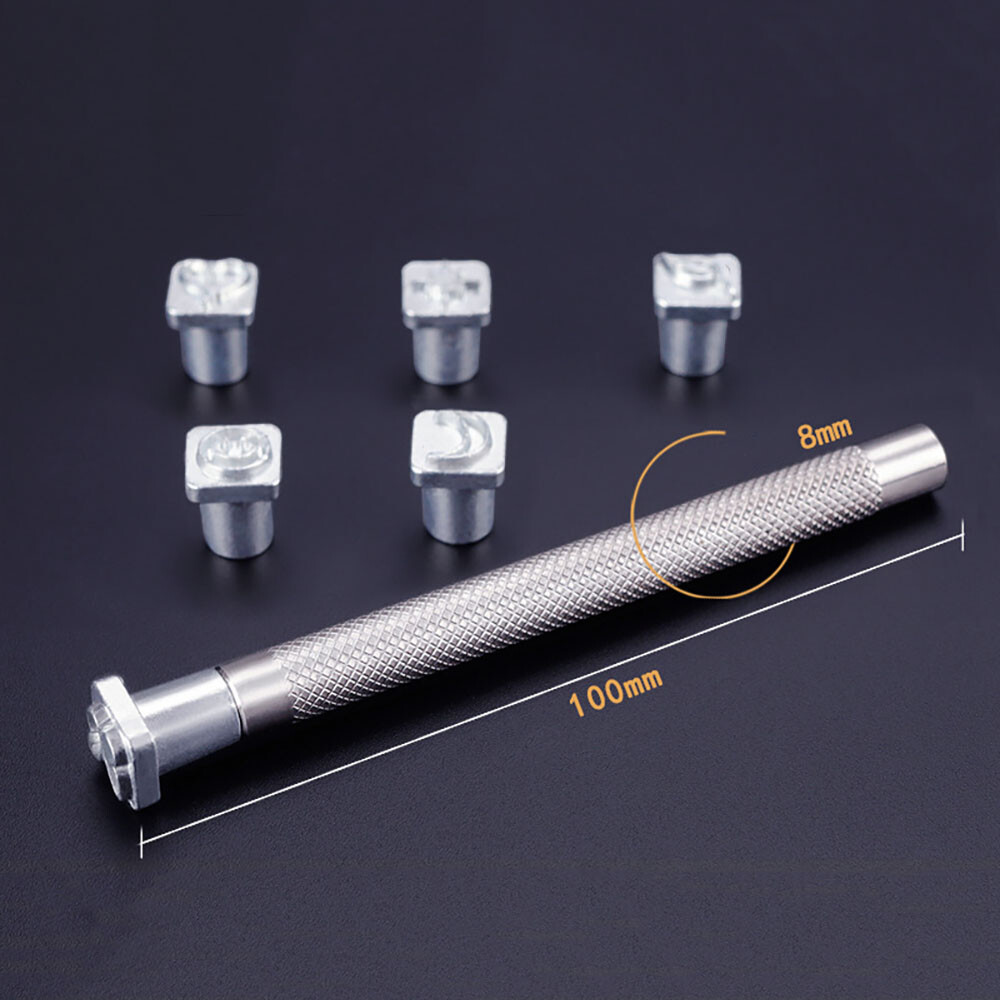 Leather craft 32pcs Indian Style Pattern Artistical Stamp Tools With Handle Set