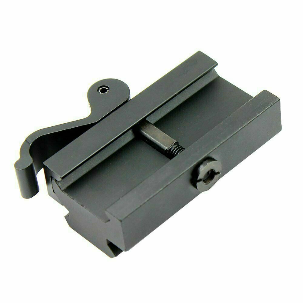 Quick Release Detach 5 Slots Riser Scope Mount for 20mm Picatinny Rail Base