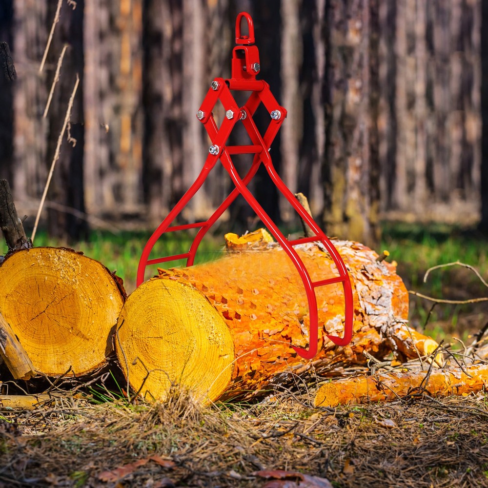 28"3 Claw 3000lbs Log Grapple for Logging Tongs,Eagle Claws Timber Lifting