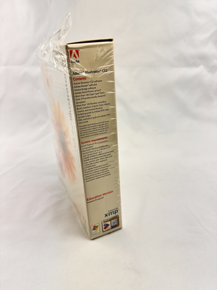 Adobe Illustrator CS 2-CD Set w/ Serial – Educational Version + Tutorial