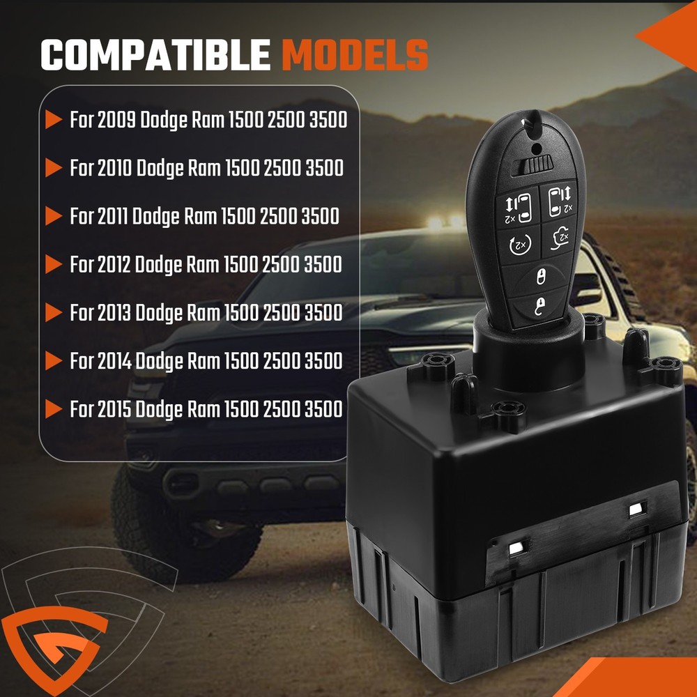 For Dodge Ram 1500 09-15 WIN Module 68210151AC Wireless Ignition Node Programmed