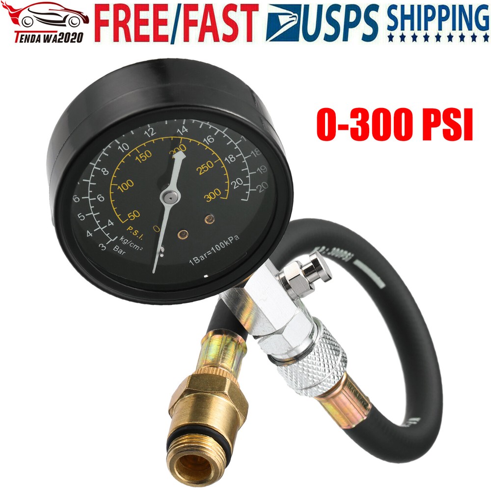 Engine Cylinder Compression Gauge Tester Kit Gas Engine Diagnostic Tester Tool