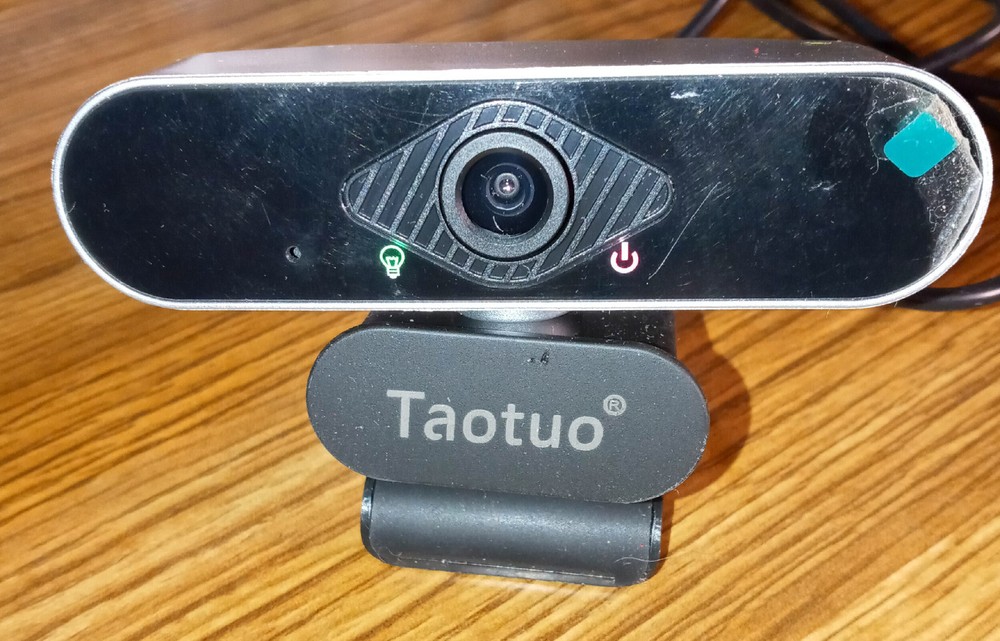 Taotuo Webcam with Microphone 1080P HD  Rotatable Clip