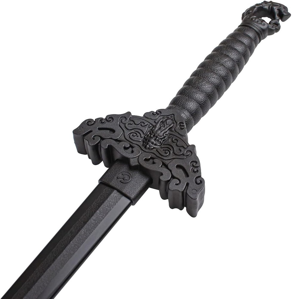 Versatile Black Polypropylene Training Sword