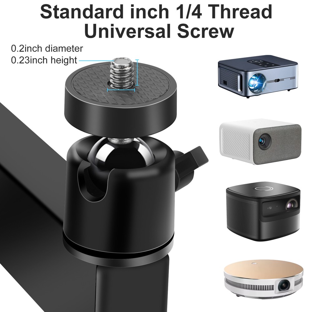 Universal Projector Ceiling Wall Mount 360° Rotation Foldable Projector Holder