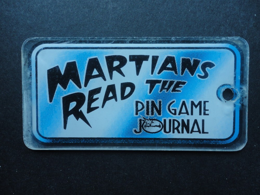 Revenge From Mars Pinball Machine Plastic PGJ Key Chain