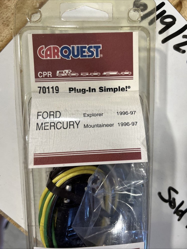 CarQuest CPR 70119 Ford/Mercury Trailer Wiring