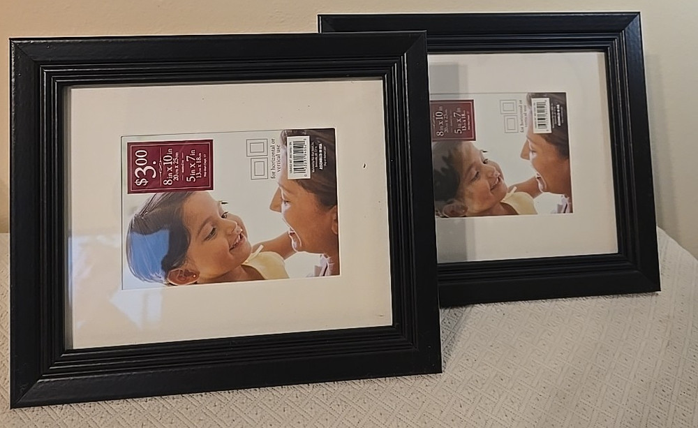 Frames 8x10 Set of Two Black