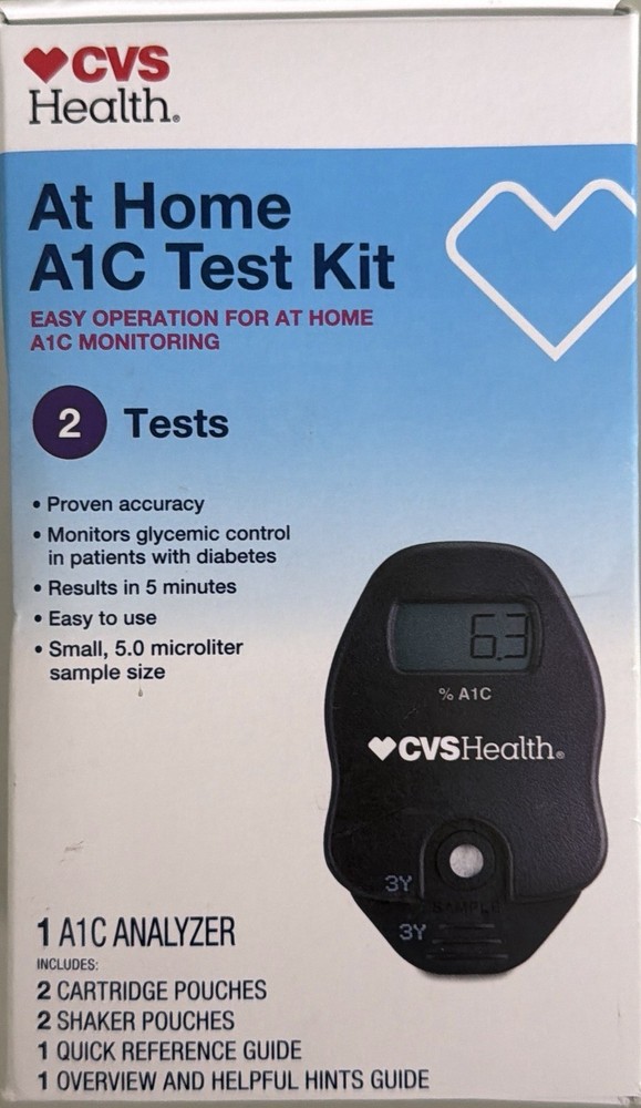 CVS Health at Home A1C Test Kit
