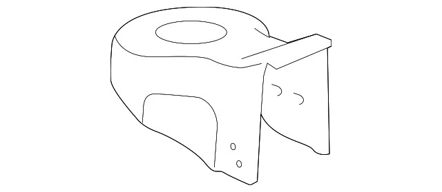 Genuine GM Driver Side Radiator Lower Bracket 23226335