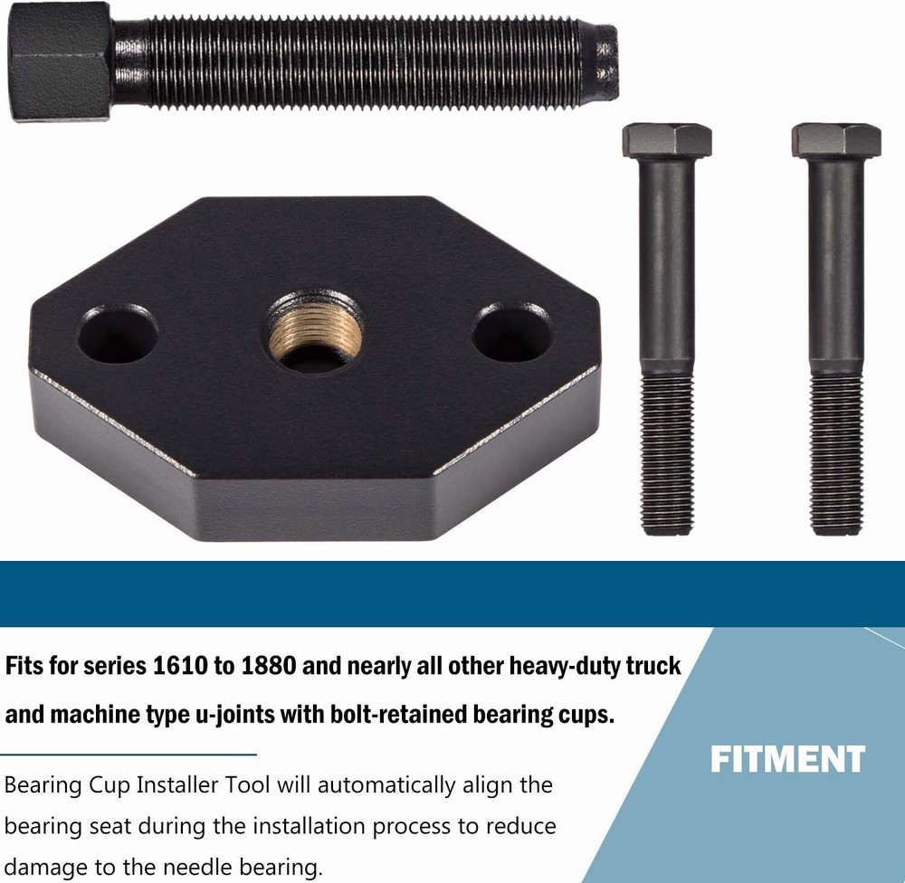 Heavy Duty 10102 U Joint Puller (Class 6-8) & 5192 Bearing Cup Installer Tool
