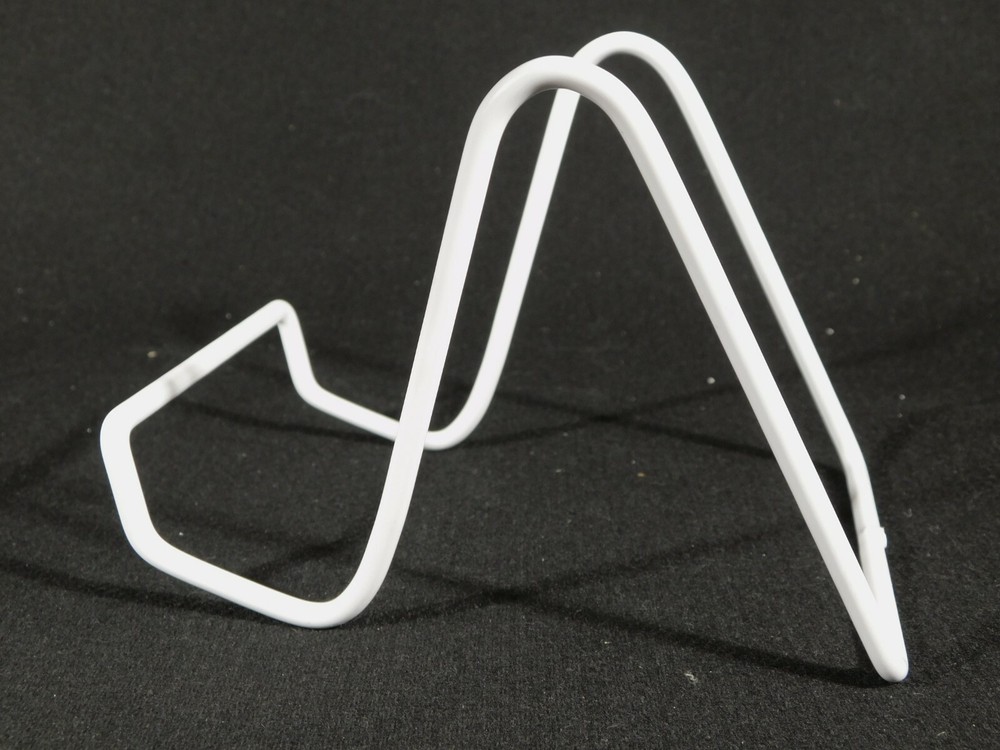 Easel Display Stand Medium Size White Color Vinyl Coated