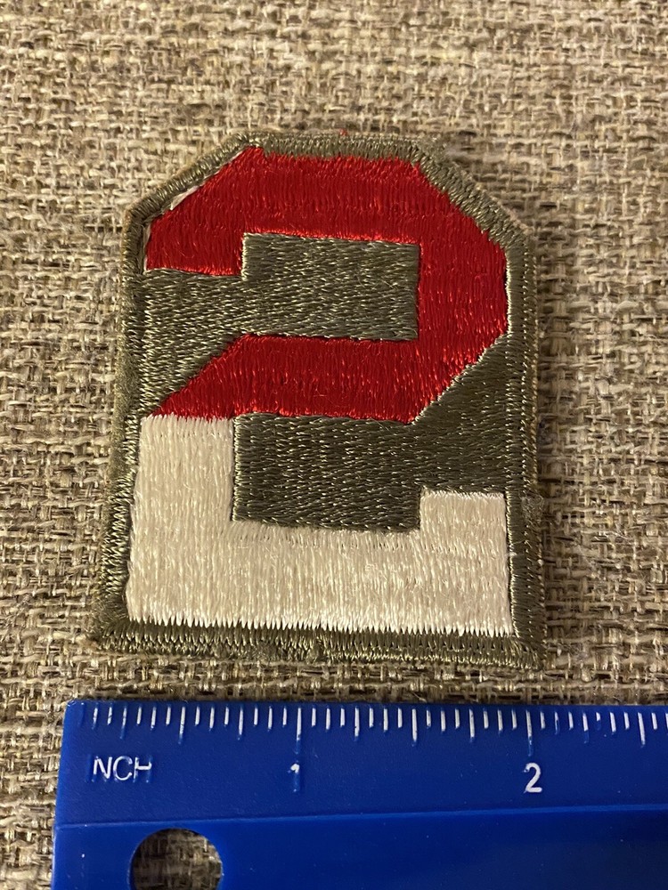 US Army 2nd Patch WWII Era INV3967