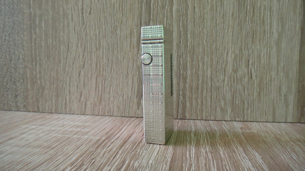 RARE VINTAGE DUNHILL ROLLAGAS LIGHTER SILVER PLATED