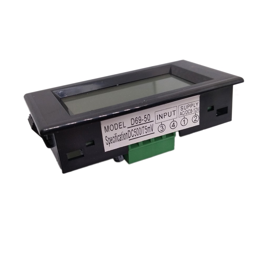 Blue LCD Digital AMP Current Panel Meter Ammeter DC 500A & Shunt