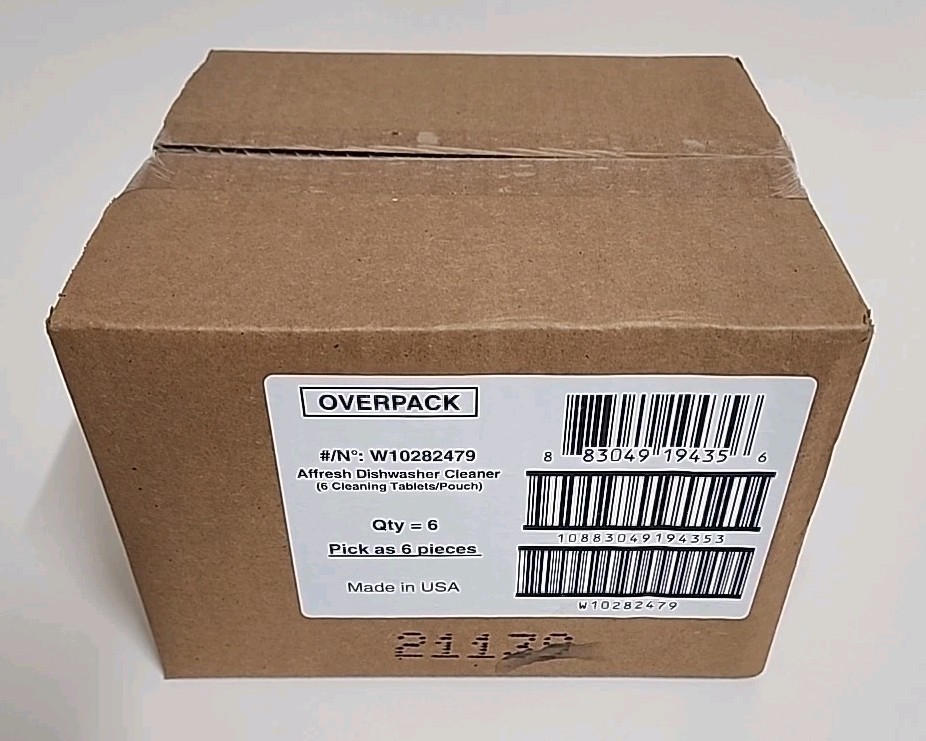 Affresh Dishwasher Cleaner 6 Packs Per Box Check Out Pics!! Description Also!!