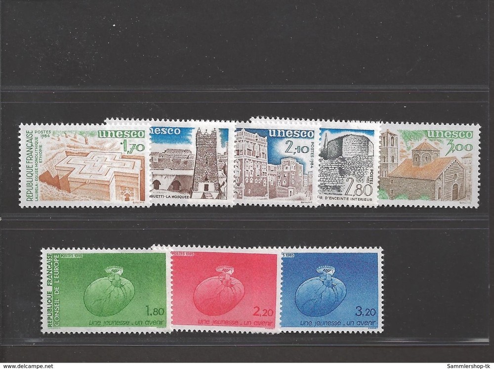 France 1 insert card lot see picture