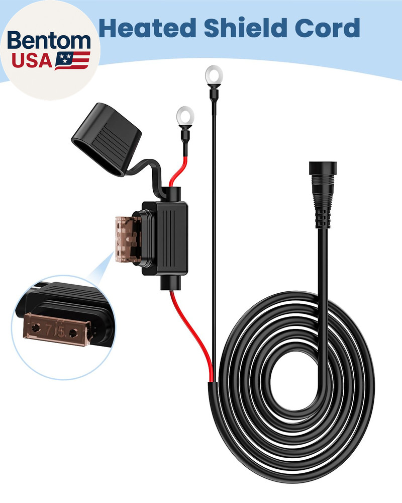 Heated Shield Cord Snowmobile Helmet Heated Face Shield Cord Replacement Electri