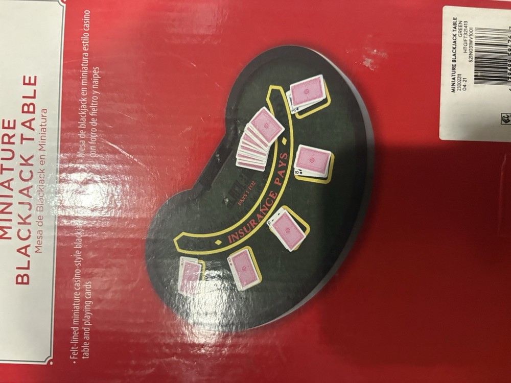 Mini Blackjack Table