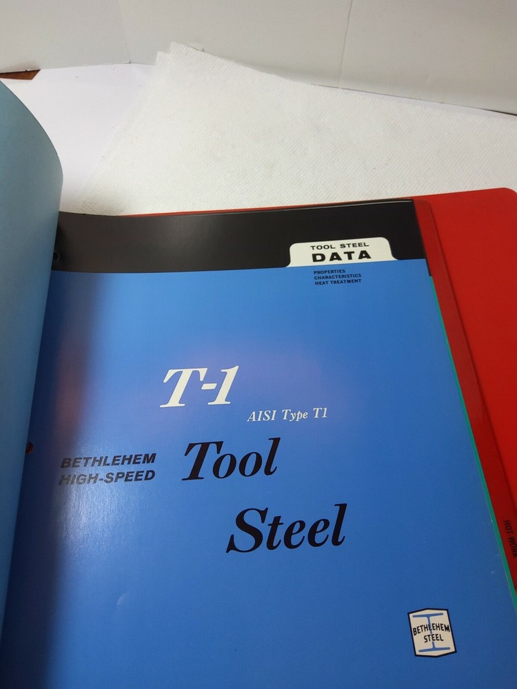 1970s Bethlehem Steel, Tool Steel Data Information Brochures