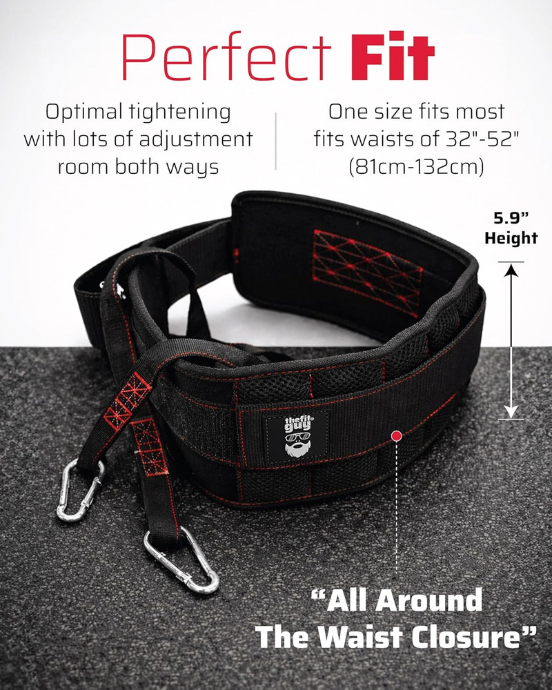 Premium Dip Belt with Secure Closure and Structured Back Support