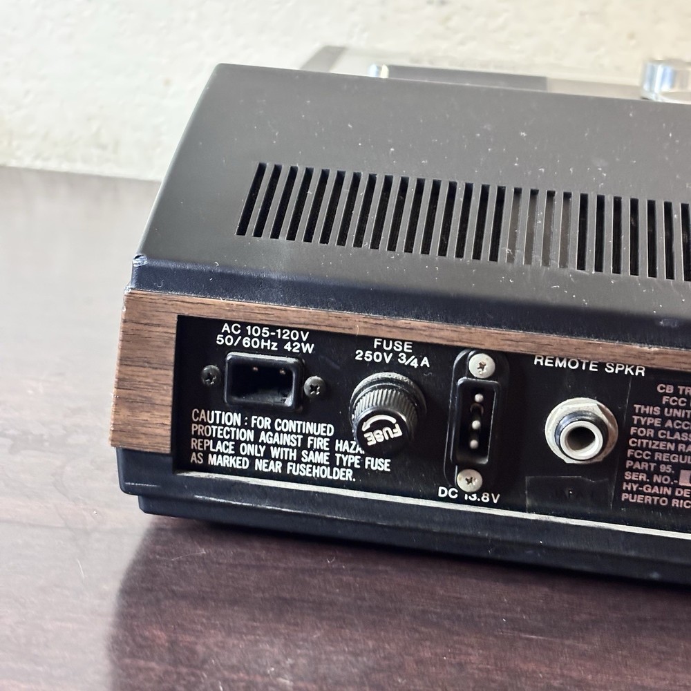 Vintage Hy-Gain VII CB Transceiver | Tested Working - No AC Cord *NOTES*