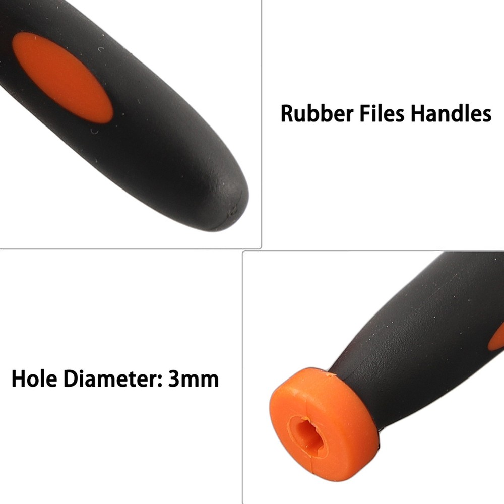 Handles File Rubber Files Handles Replacements Rubber Smooth Accessories