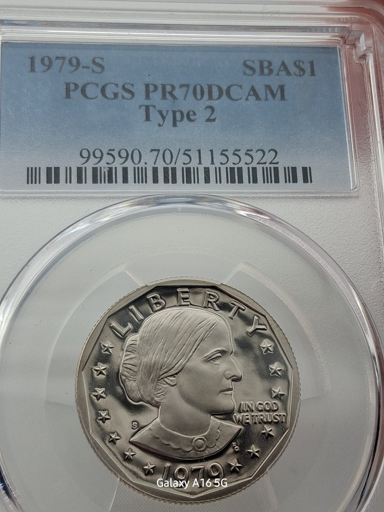 1979 S Susan B Anthony Dollar Type 2 PCGS PR70DCAM