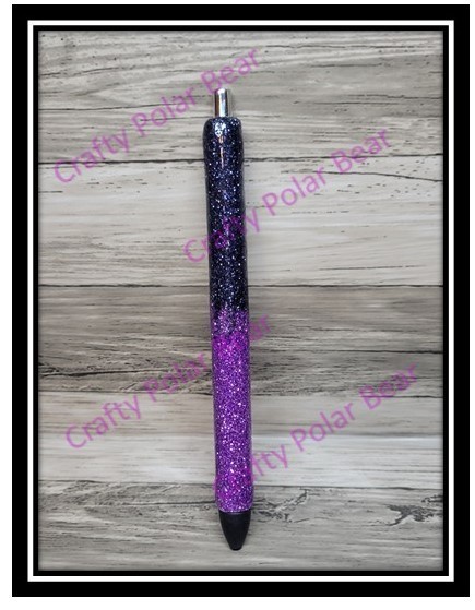 Personalized Custom Glittered Epoxy Pens w/Refill Handmade