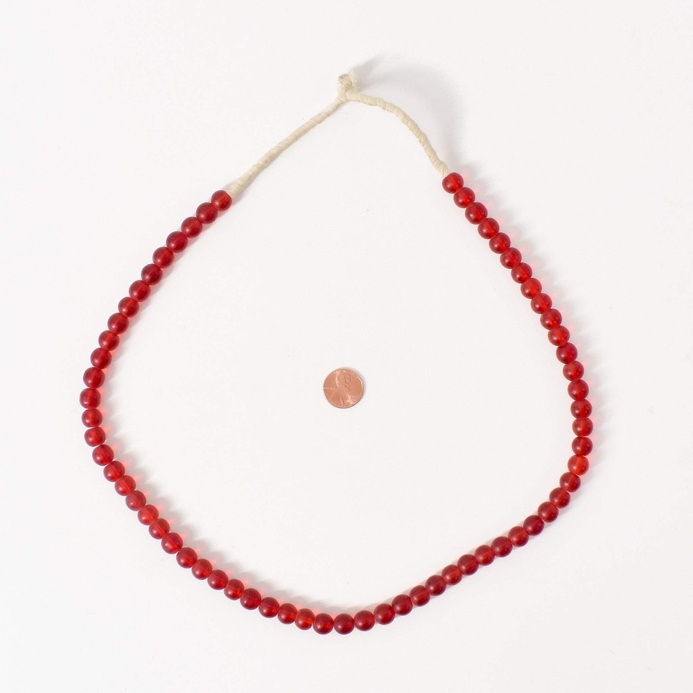 Cranberry Translucent Red Trade Beads
