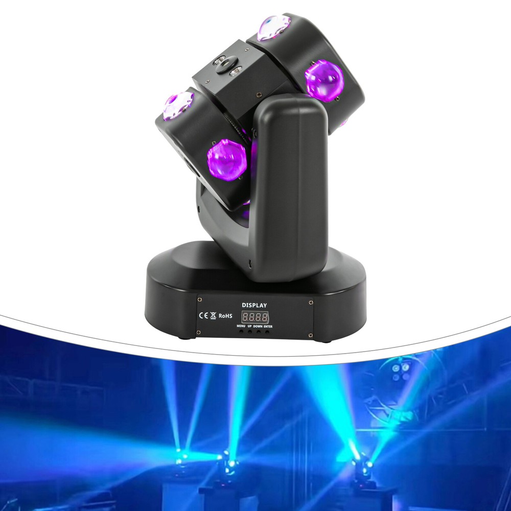 Infinite Rotating Strobe Lights DMX512 Stage Lighting Multi-Effects Party Light