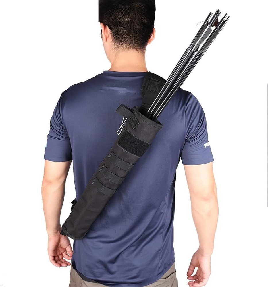 Customizable Molle System Archery Quiver - Lightweight & Foldable for Easy Carry